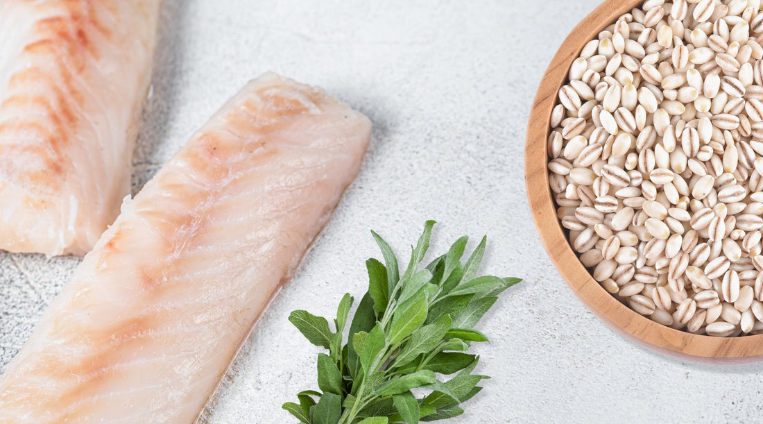 Fresh Cod, Barley and Sage