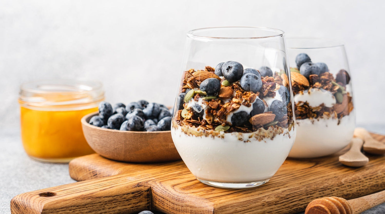 Nordic Muesli Power Breakfast Nordic Power Breakfast Bowl (Homemade Muesli with Skyr and Just Björn Collagen)