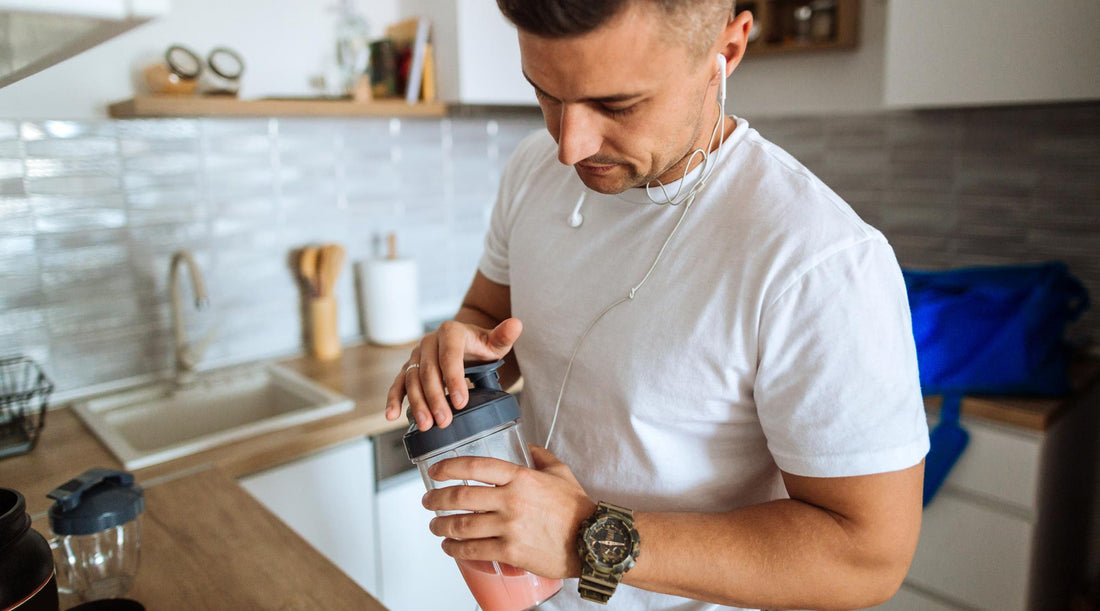 Man making a Smoothie | Collagen 101: How to Get Started | Just Björn Collagen