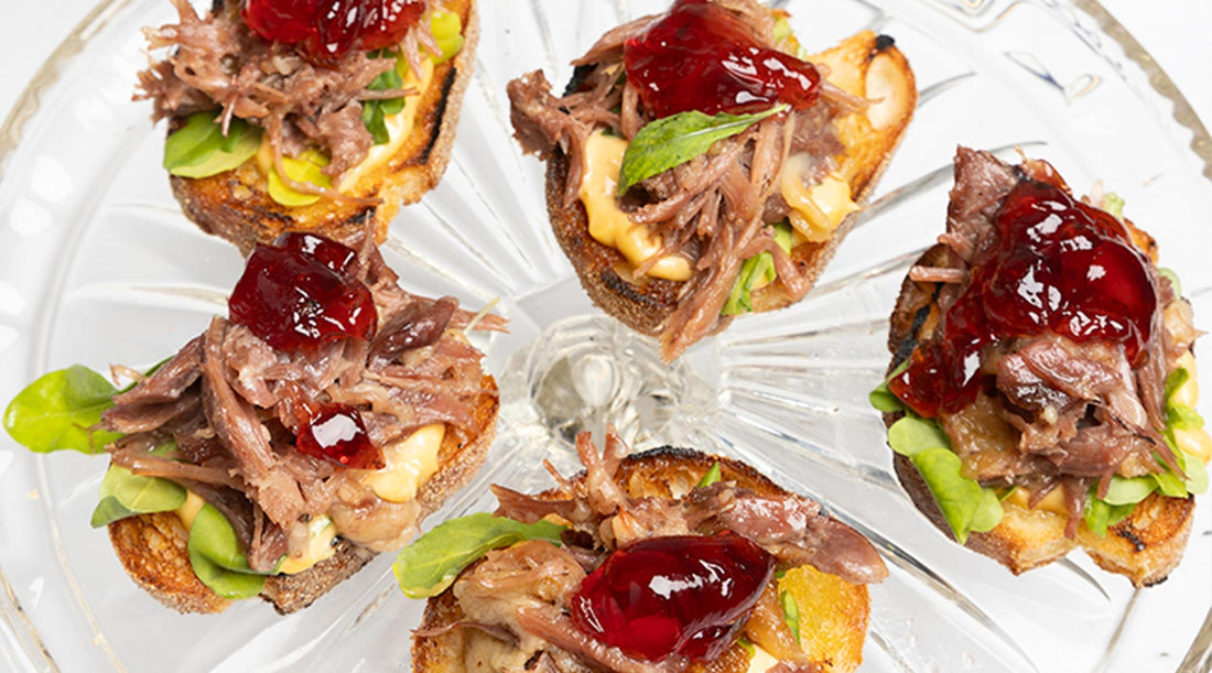 Duck Confit Crostini