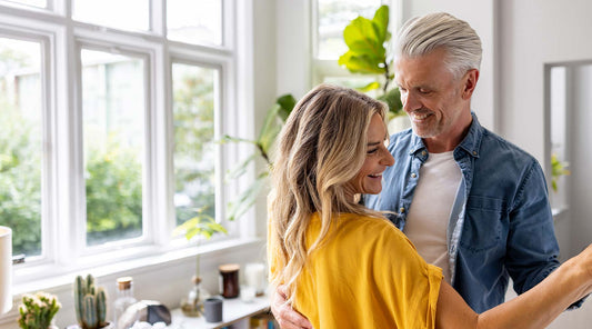 Man and Woman in Kitchen