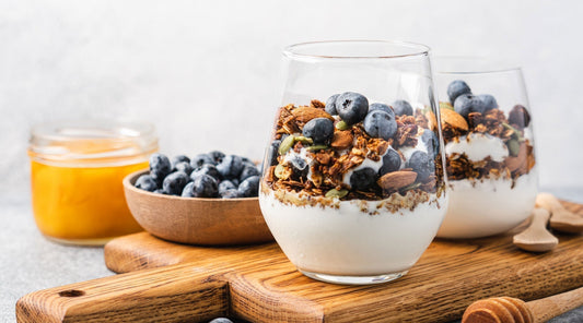 Nordic Power Breakfast Bowl (Homemade Muesli with Skyr and Just Björn Collagen)