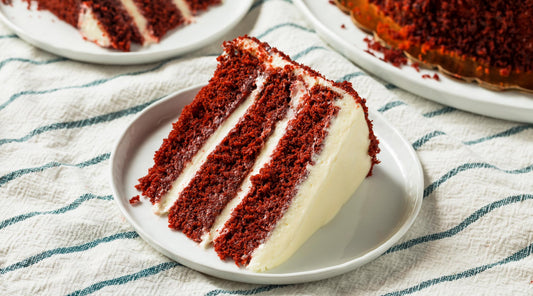 Homemade Red Velvet Cake with Buttercream Frosting