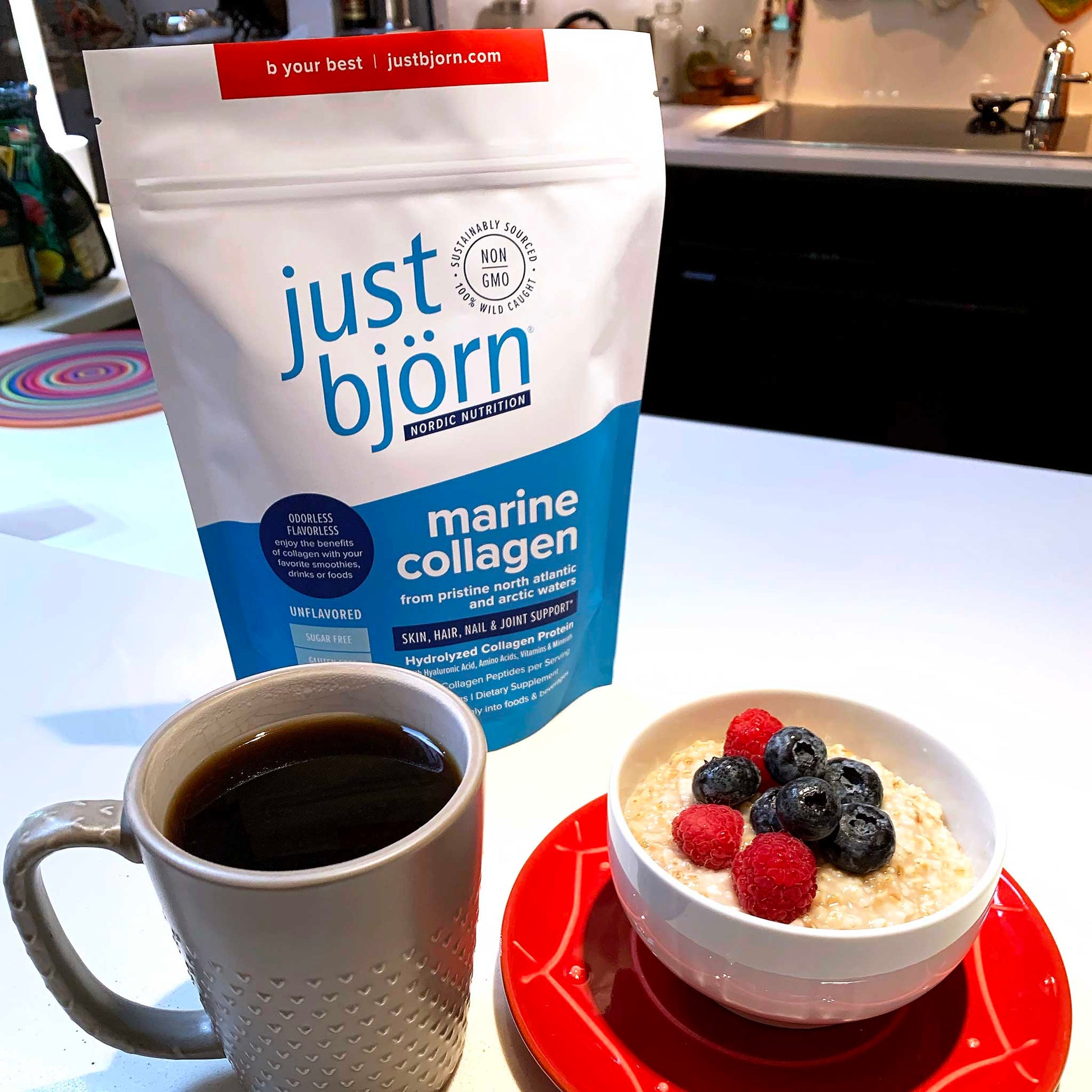 dissolves smoothly in hot or cold drinks, from coffee and tea to smoothies or your favorite recipes.