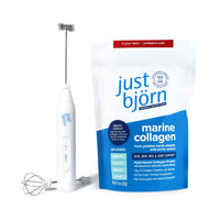 11.5oz Marine Collagen Peptide Pouch + Whisk & Frother
